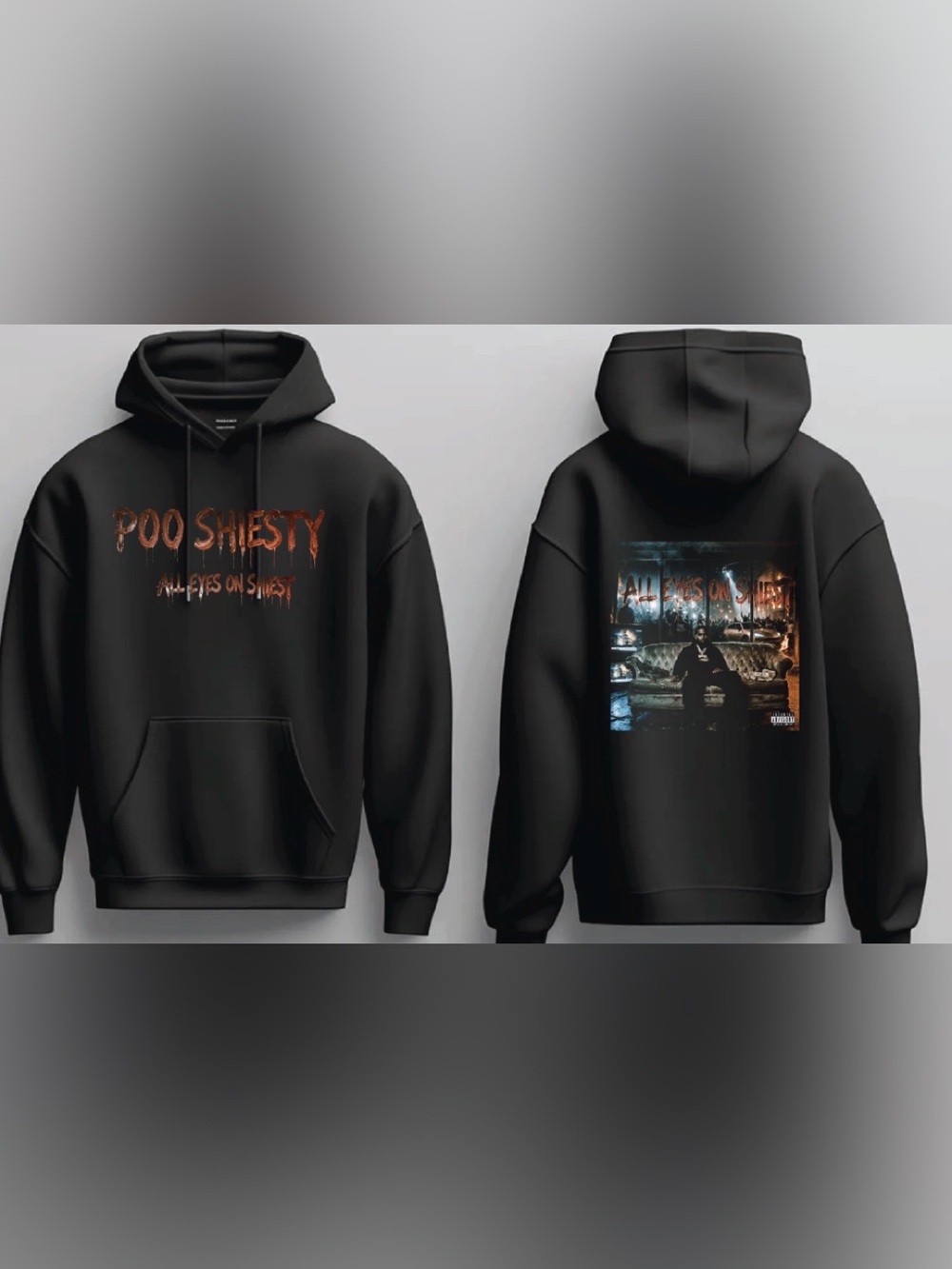Poo Shiesty All Eyes on Sheisty Merch Hoodie Available New S-5XL 2026